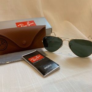 Ray-Ban Aviator Classic 58mm-Gold & Classic Green